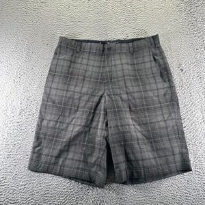 Nike Dri-FIT Shorts Men 34 Gray Polyester Golf Performance Tour Athletic Stretch